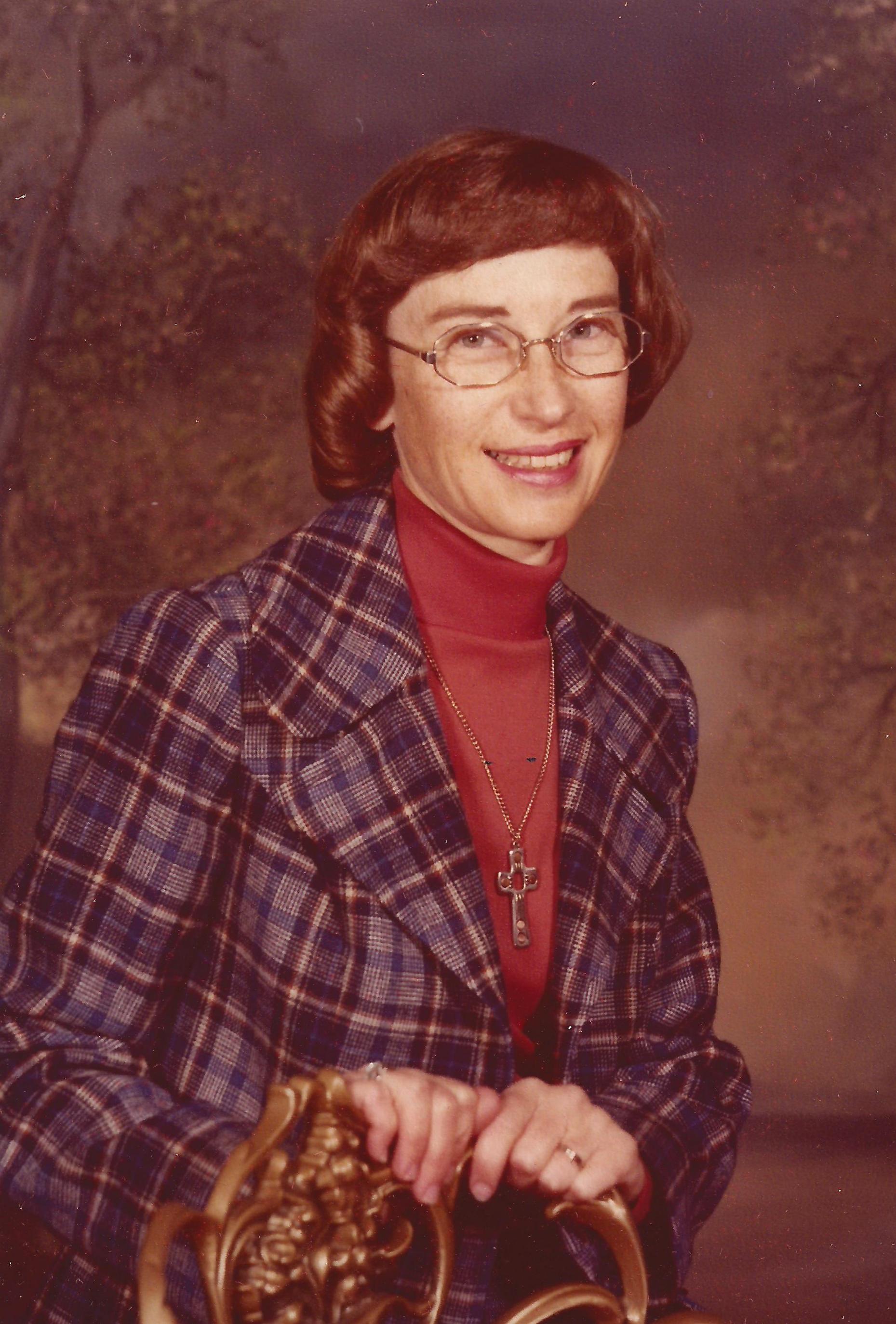 My mother in her librarian days