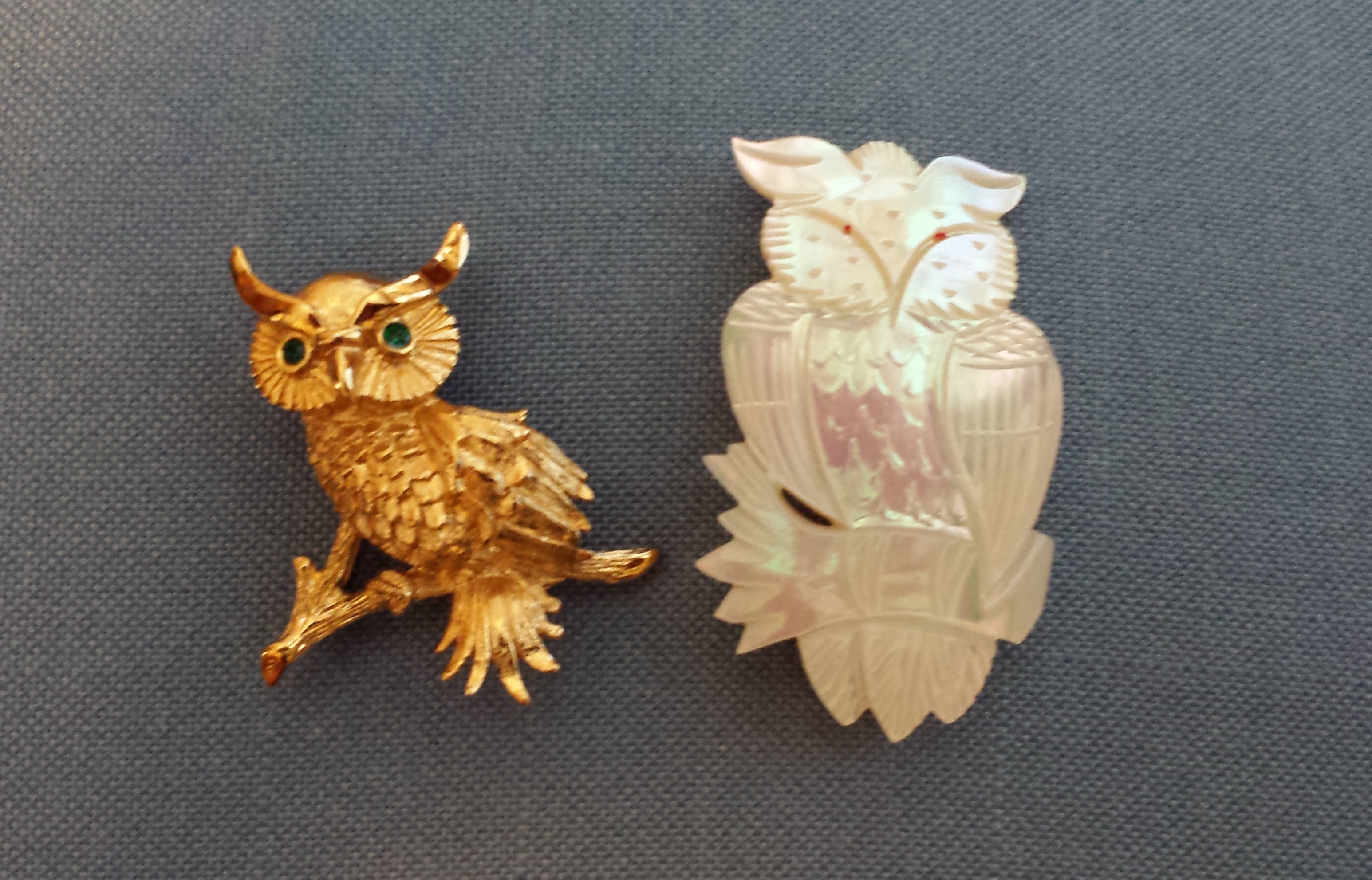 Mother's owl pins